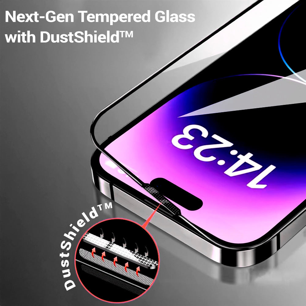 Закален Стъклен протектор 10X Privacy Titanium – iPhone 14