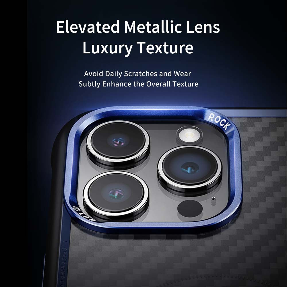 Rock – Kevlar Series Aramid Fiber Magnetic – iPhone 15 – Черен