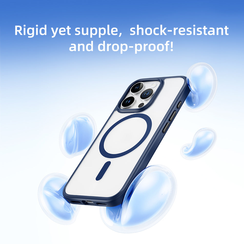 Rock – Guard Series Magnetic – iPhone 15 Pro Max – Прозрачен-Сив