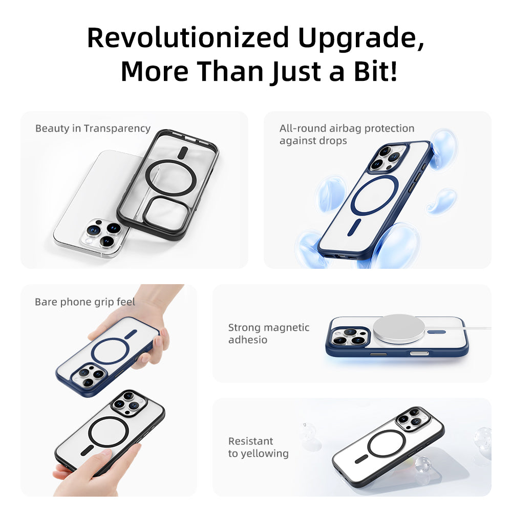 Rock – Guard Series Magnetic – iPhone 16 Pro Max – Прозрачен-Титаниум