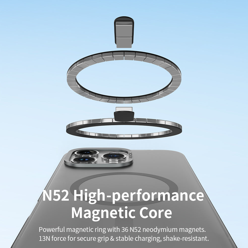 Rock – Matte Series Magnetic – iPhone 16 Pro Max – Златист