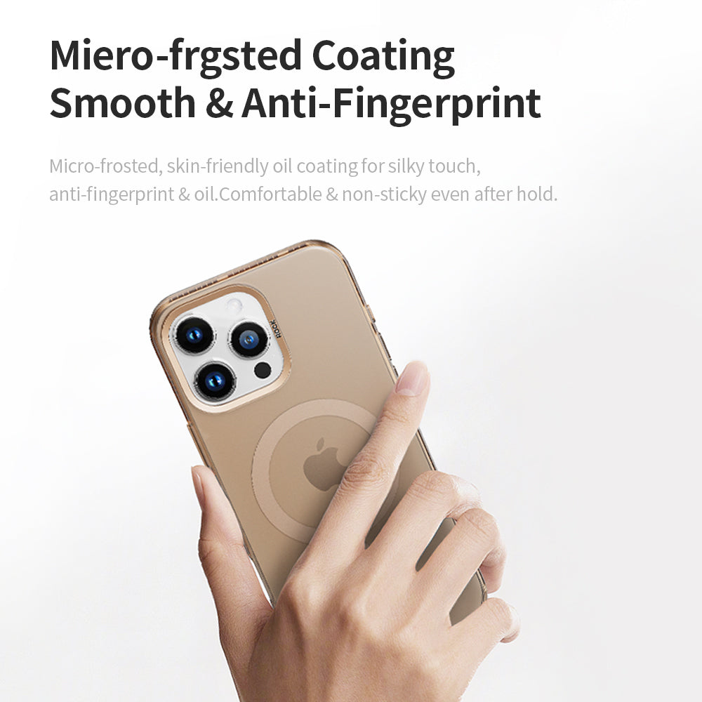 Rock – Matte Series Magnetic – iPhone 16 Pro Max – Златист