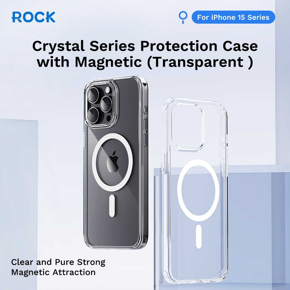 Rock – Калъф Crystal Series Magnetic – iPhone 15 Pro – Прозрачен