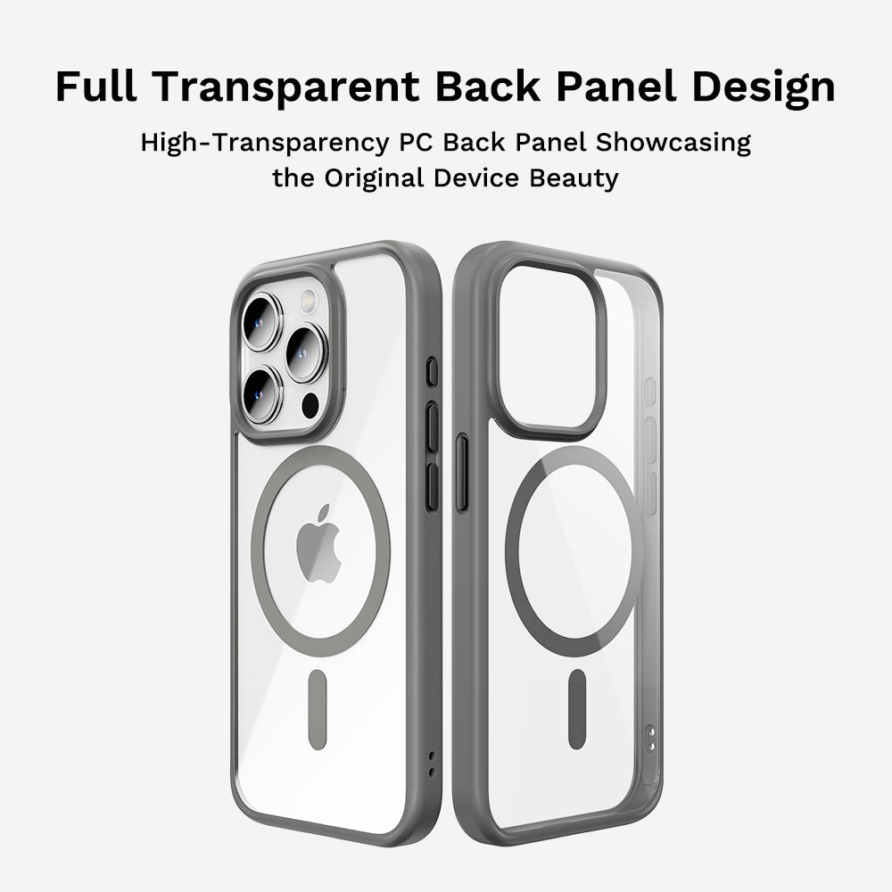 Rock – Guard Series Magnetic – iPhone 15 – Прозрачен-Бял
