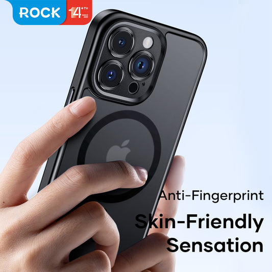 Rock – Guard Touch Matte Series Magnetic – iPhone 15 Pro – Черен