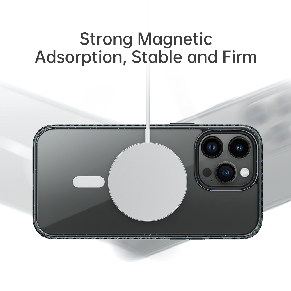 Rock – Калъф Crystal Shield Series Magnetic  – iPhone 14 Pro – Прозрачен-Черен