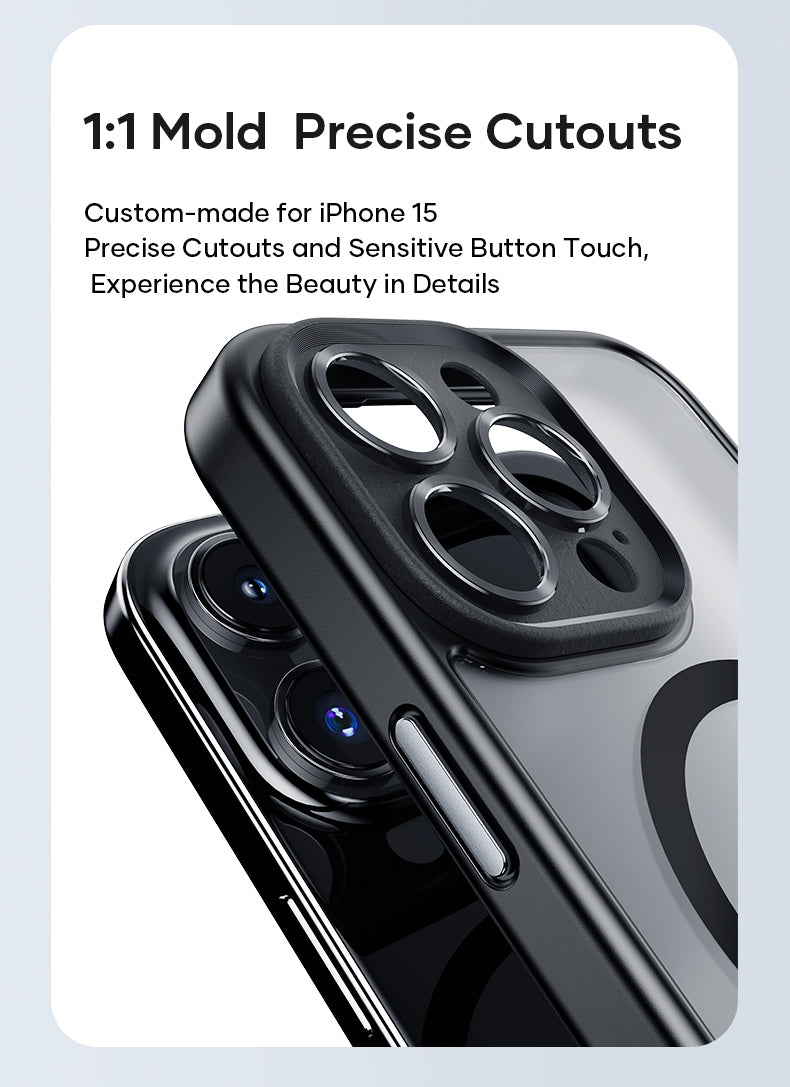 Rock – Guard Touch Matte Series Magnetic – iPhone 15 – Черен