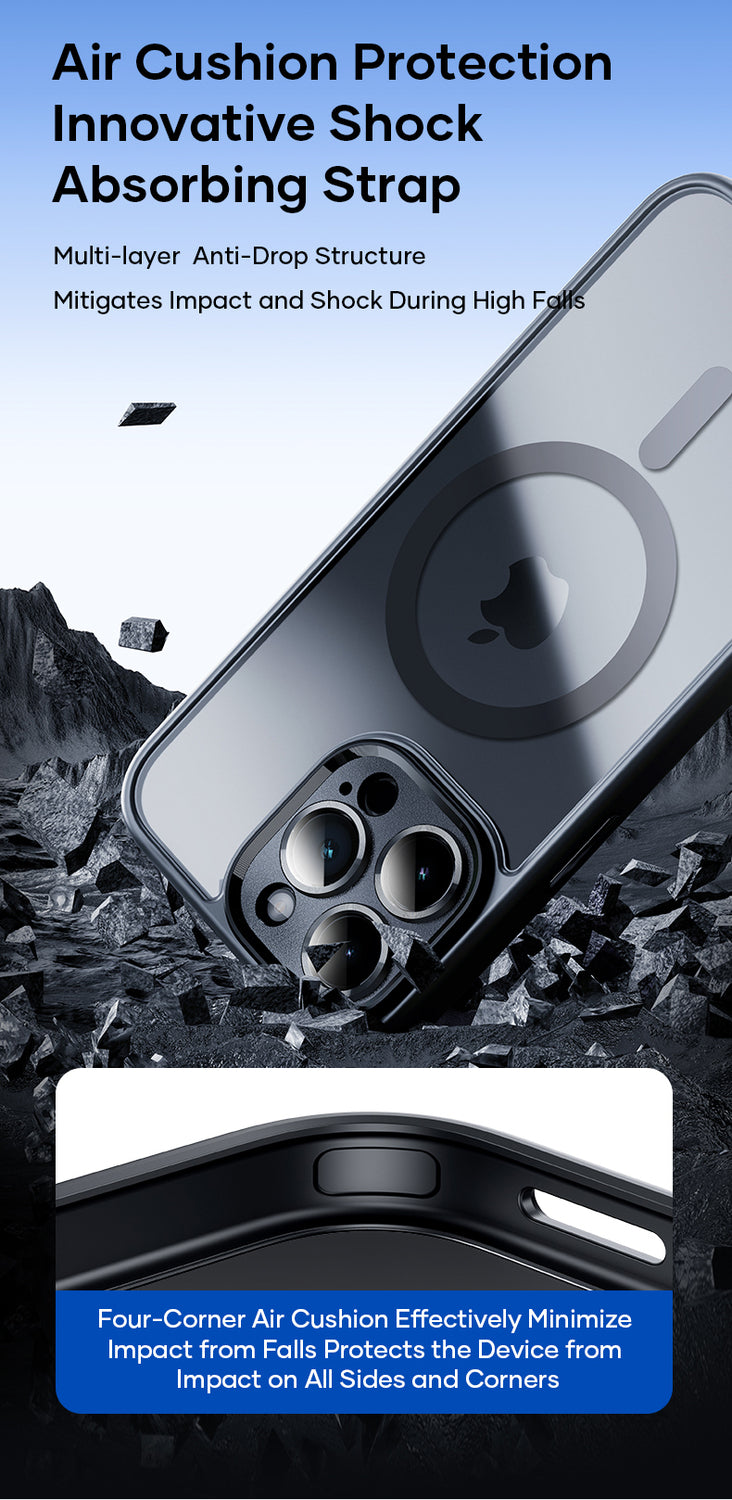 Rock – Guard Touch Matte Series Magnetic – iPhone 15 – Черен