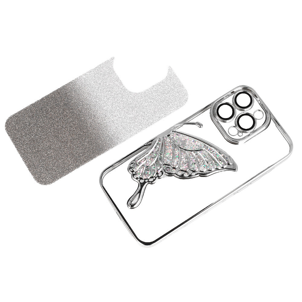 Калъф – Tel Protect Butterfly Water – iPhone 14 – Сребрист