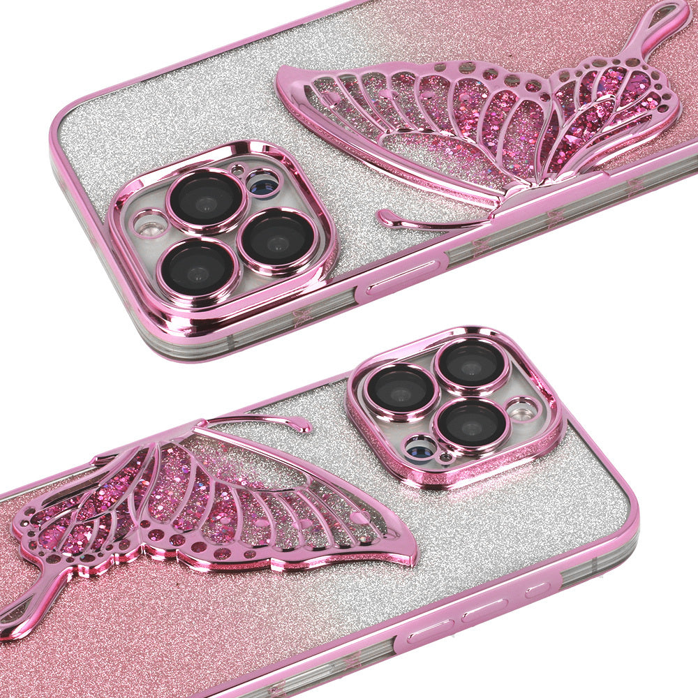 Калъф – Tel Protect Butterfly Water – iPhone 16 – Розов