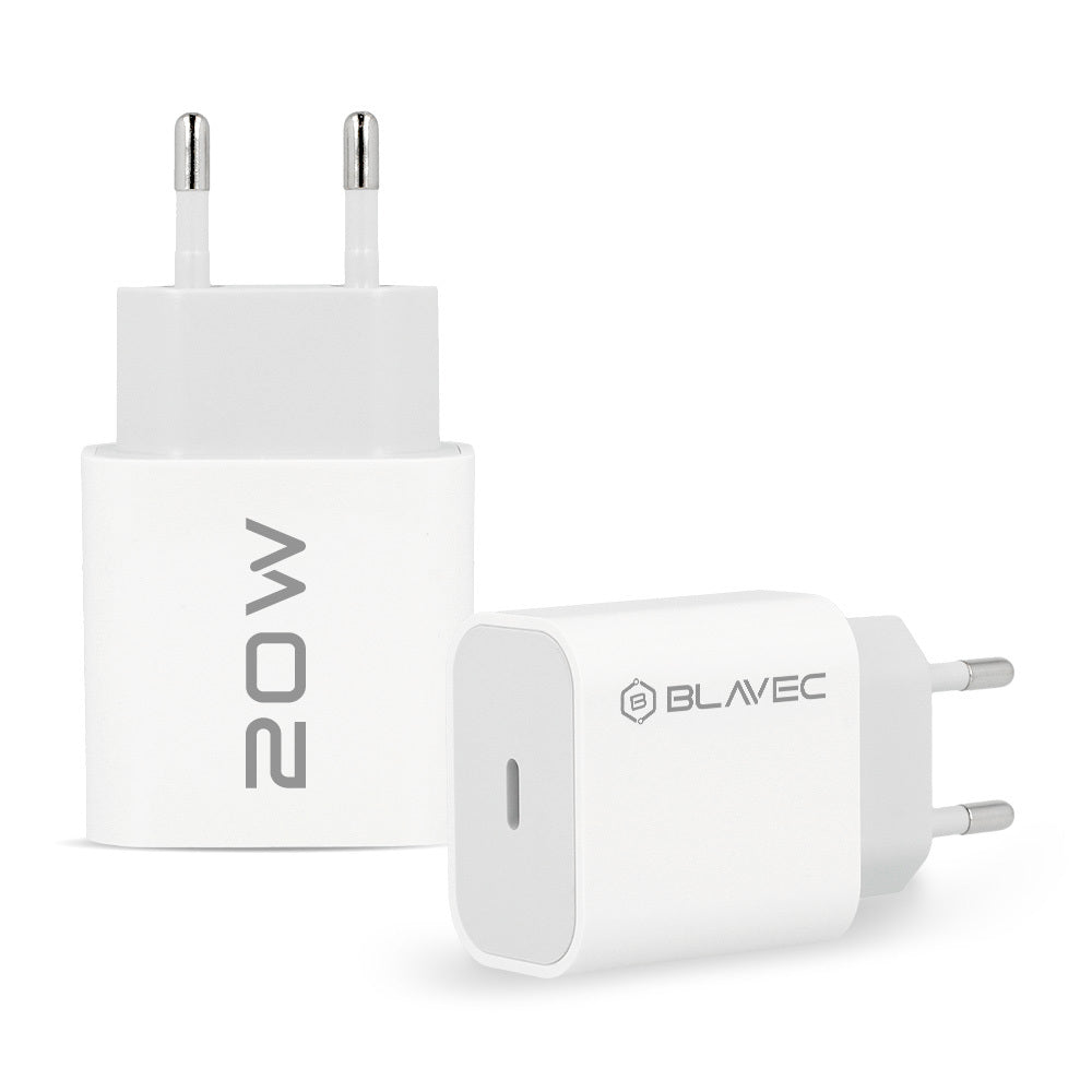 Blavec – Заряден адаптер – BC1 Typе-C PD 20W (TCBC1 CW20) – Бяло