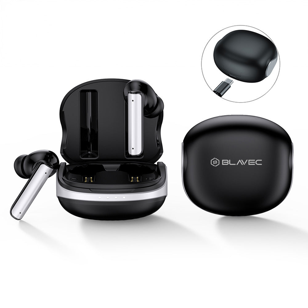 Blavec – Безжични Bluetooth слушалки – TWS BW03 Infinity Pro ANC+ENC (BW03IP B) – Черенo
