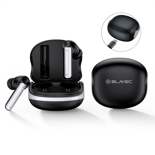 Blavec – Безжични Bluetooth слушалки – TWS BW03 Infinity Pro ANC+ENC (BW03IP B) – Черенo