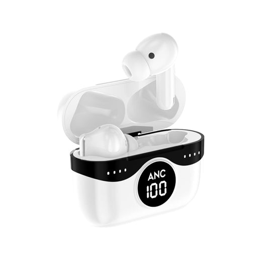 Blavec –  Безжични Bluetooth слушалки – TWS BW04 Prime Active ANC+ENC (BW04PA W) – Бялo