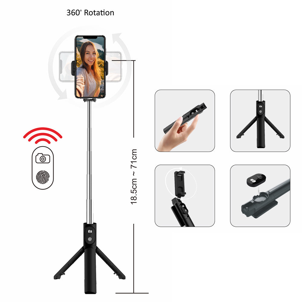 Blavec – Selfie Stick Coco– P02 Tripod + Pilot 0,7m. (Sscp02 Trb07) – Черен