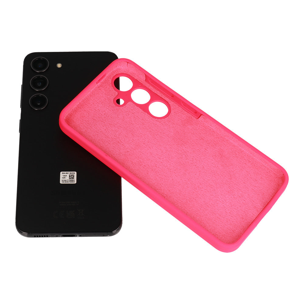 Калъф силикон – Silicone Lite Case – Samsung Galaxy S25 – Фуксия
