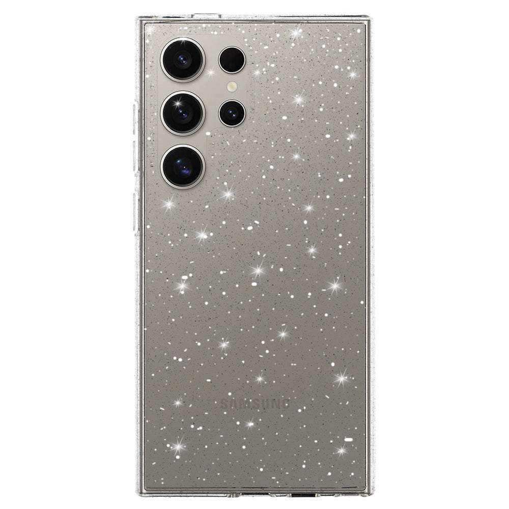 Калъф силикон – Crystal Блестящ – Samsung Galaxy S25 Ultra – Сребрист
