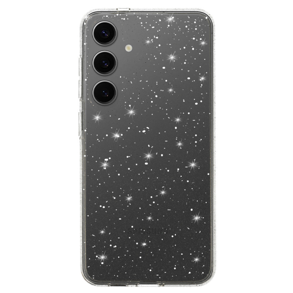 Калъф силикон – Crystal Блестящ – Samsung Galaxy S25 – Сребрист