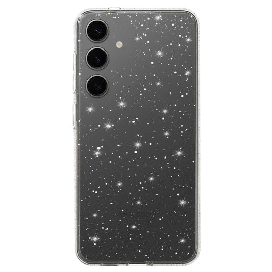 Калъф силикон – Crystal Блестящ – Samsung Galaxy S24 Fe – Сребрист
