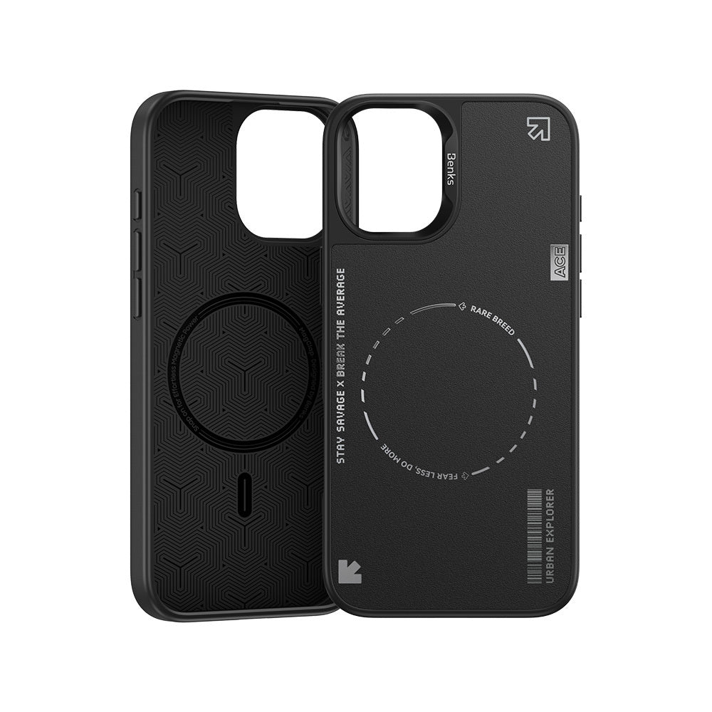 Benks – Dynamic Minimalist – iPhone 16 – Черен