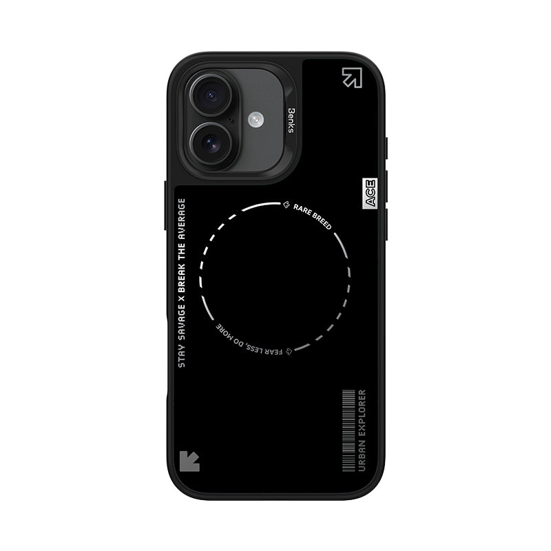Benks – Dynamic Minimalist – iPhone 16 – Черен
