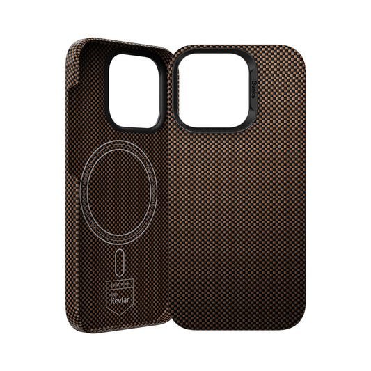 Benks – Калъф Magnetic Armor Tint Kevlar 1000D (S066) – iPhone 16 Pro Max – Златист