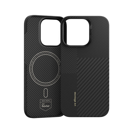 Benks – Калъф Montage Magnetic Armor Air Kevlar Pc Frame 600D+1500D (Mb66) – iPhone 16 Pro Max – Черен