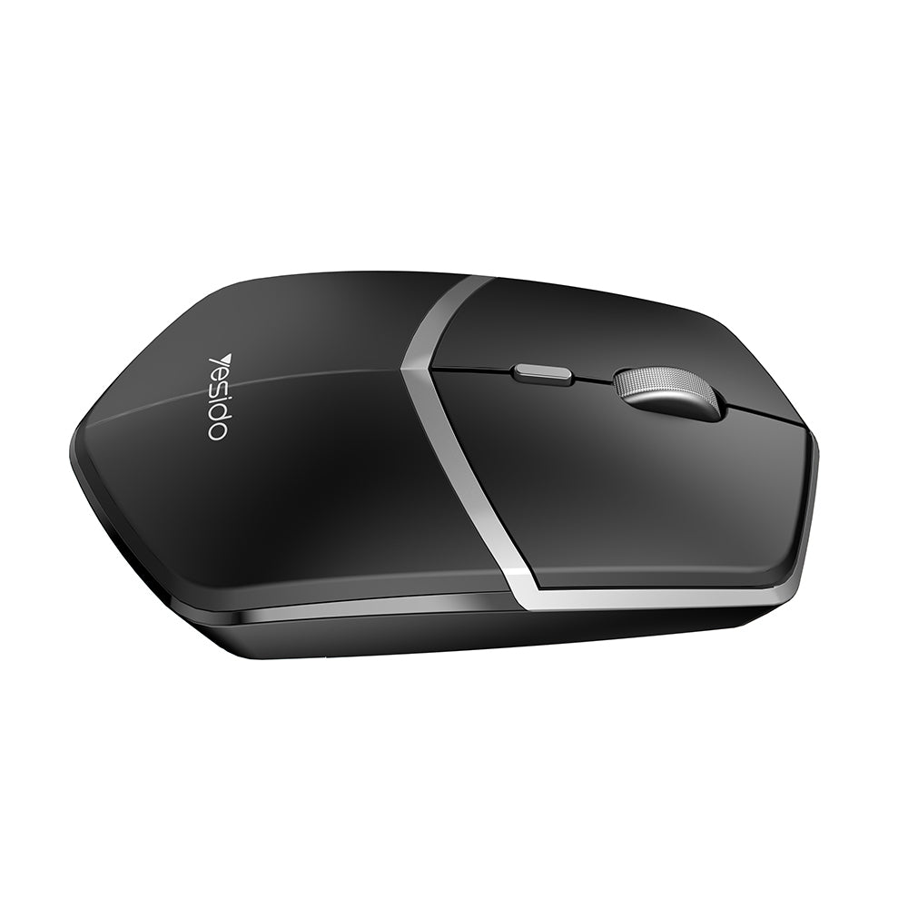 Yesido – Безжична компютърна мишка – KB16 – 800DPI - 1600DPI – Черен