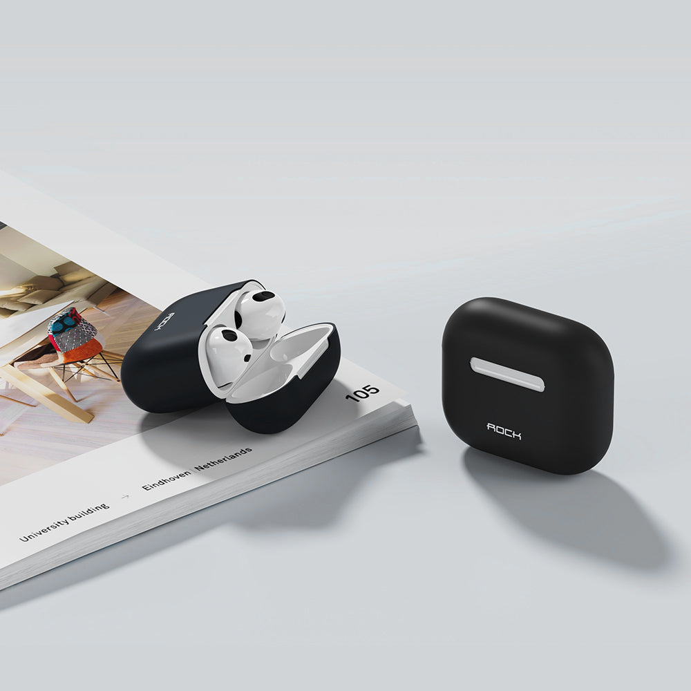 Rock – Калъф силикон Airpods 3 – Черен