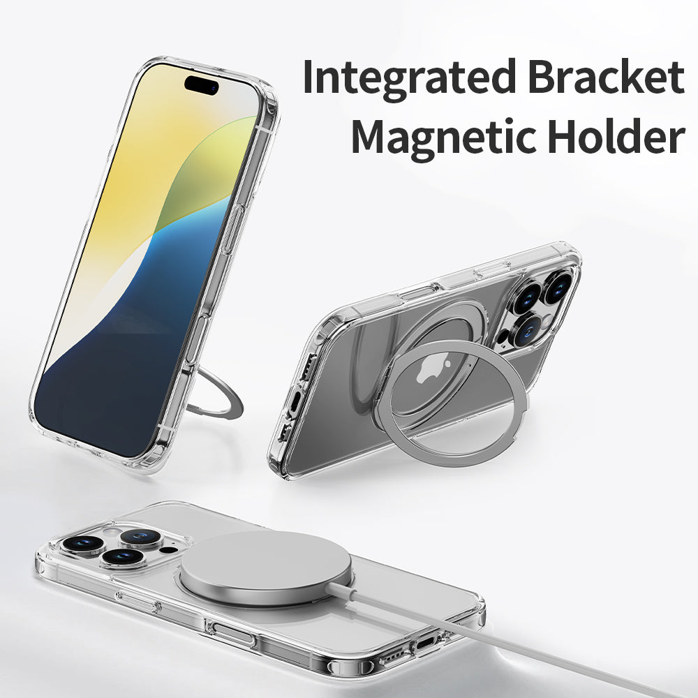 Rock – Калъф Crystal Rotating Series Magnetic – iPhone 16 Pro Max – Прозрачен