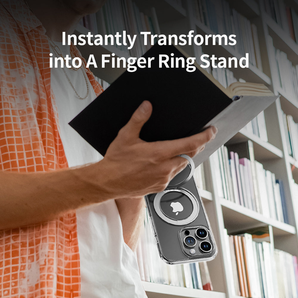 Rock – Калъф Crystal Rotating Series Magnetic – iPhone 16 Pro Max – Прозрачен