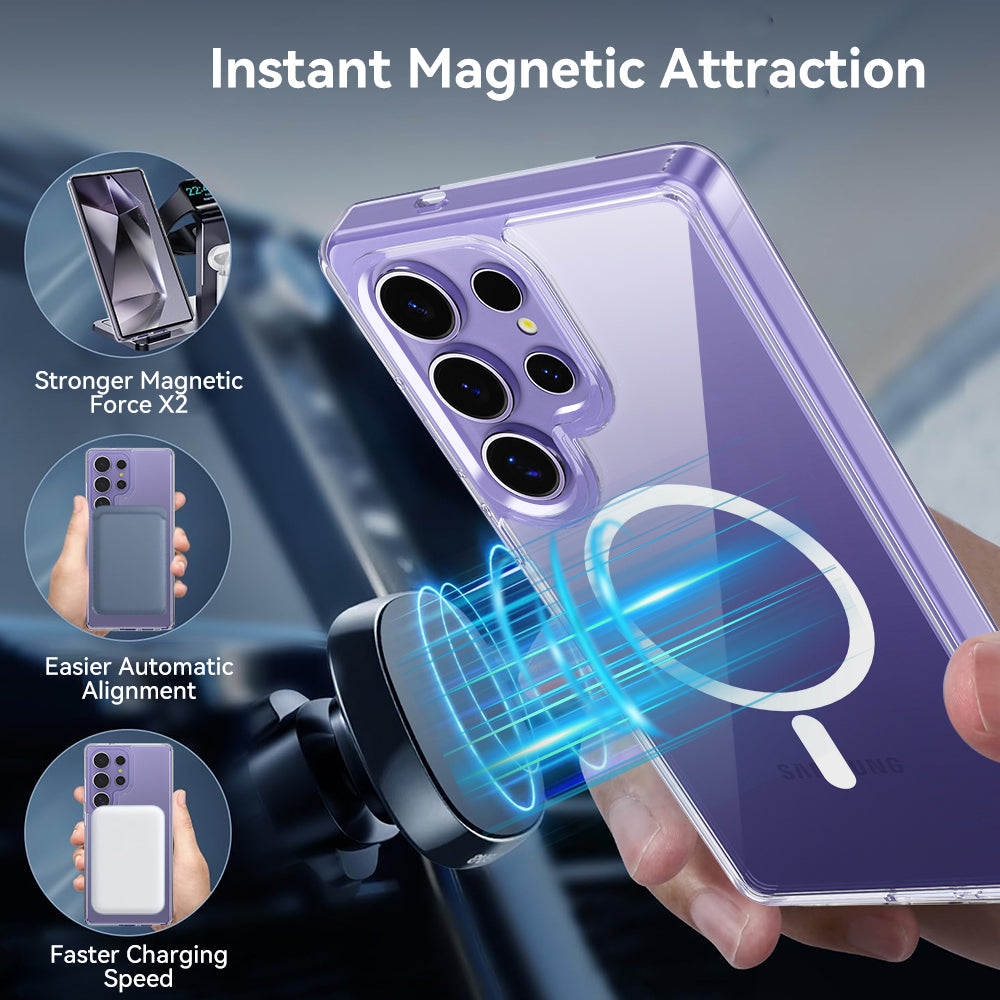 Rock – Калъф Crystal Series Magnetic Прозрачен – Samsung Galaxy S25 – Прозрачен