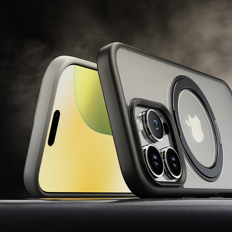 Rock – Калъф Crystal Rotating Touch Series Magnetic – iPhone 16 Pro – Черен