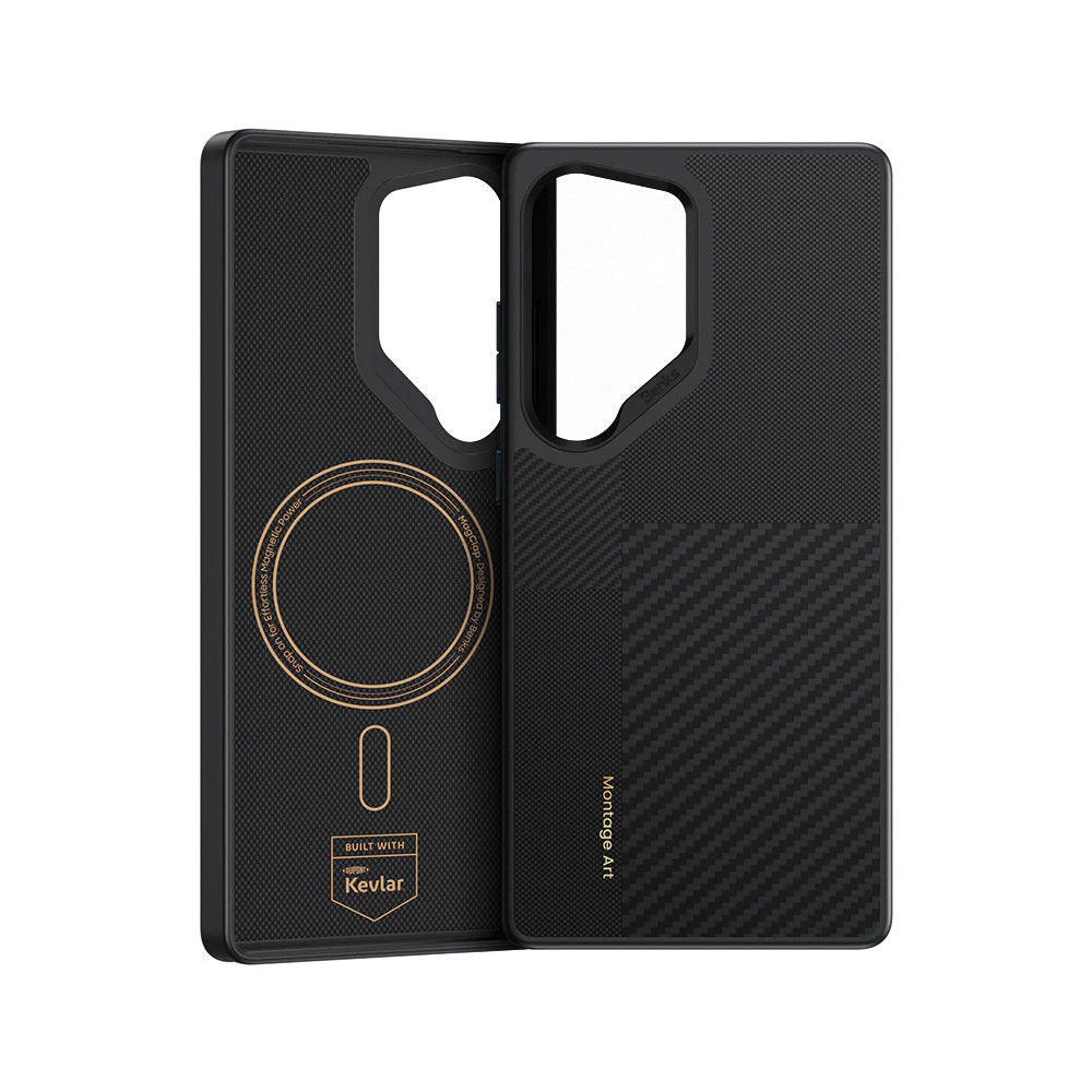 Benks – Montage Magnetic Armor Pro Kevlar 600D (B045) – Samsung Galaxy S25 Ultra – Черен