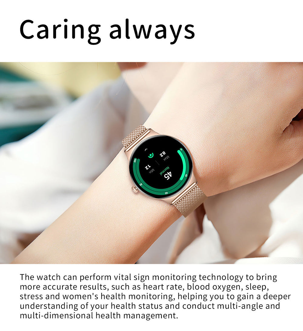 Blavec – Smartwatch M01 Vesta HD AMOLED (SWM01 RG) Розов – Златист