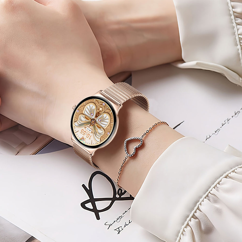 Blavec – Smartwatch M01 Vesta HD AMOLED (SWM01 RG) Розов – Златист