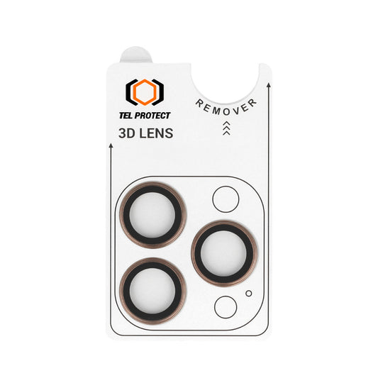 Закален Стъклен протектор – Tel Protect 3D Lens камери ( 3 обектива)  – iPhone 16 Pro/16 Pro Max