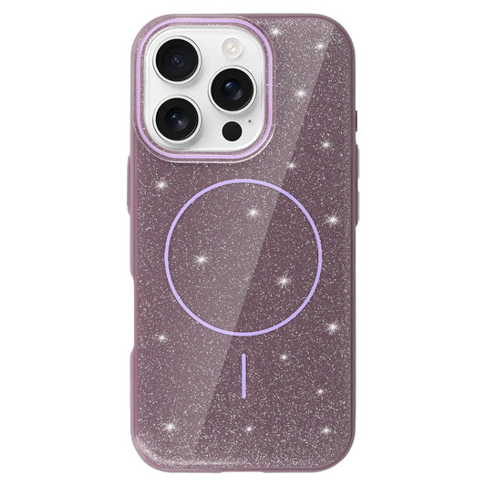 Калъф силикон – MagSafe Slim Shiny – iPhone 13 – Лилав