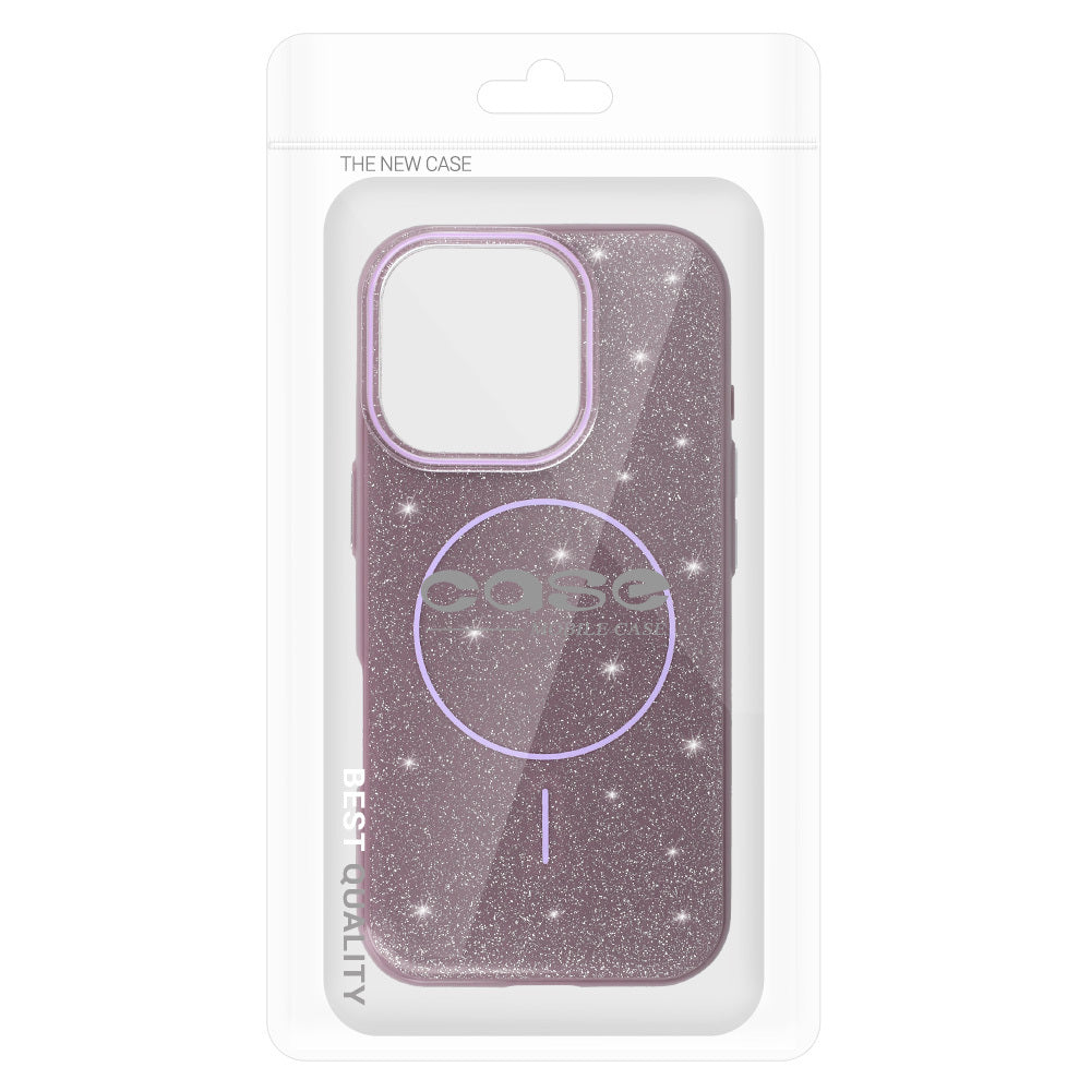 Калъф силикон – MagSafe Slim Shiny – iPhone 14 Pro Max – Лилав