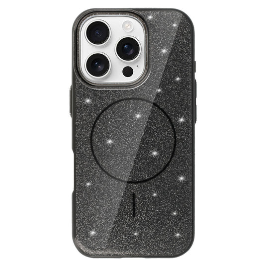 Калъф силикон – MagSafe Slim Shiny – iPhone 16 Pro Max – Черен