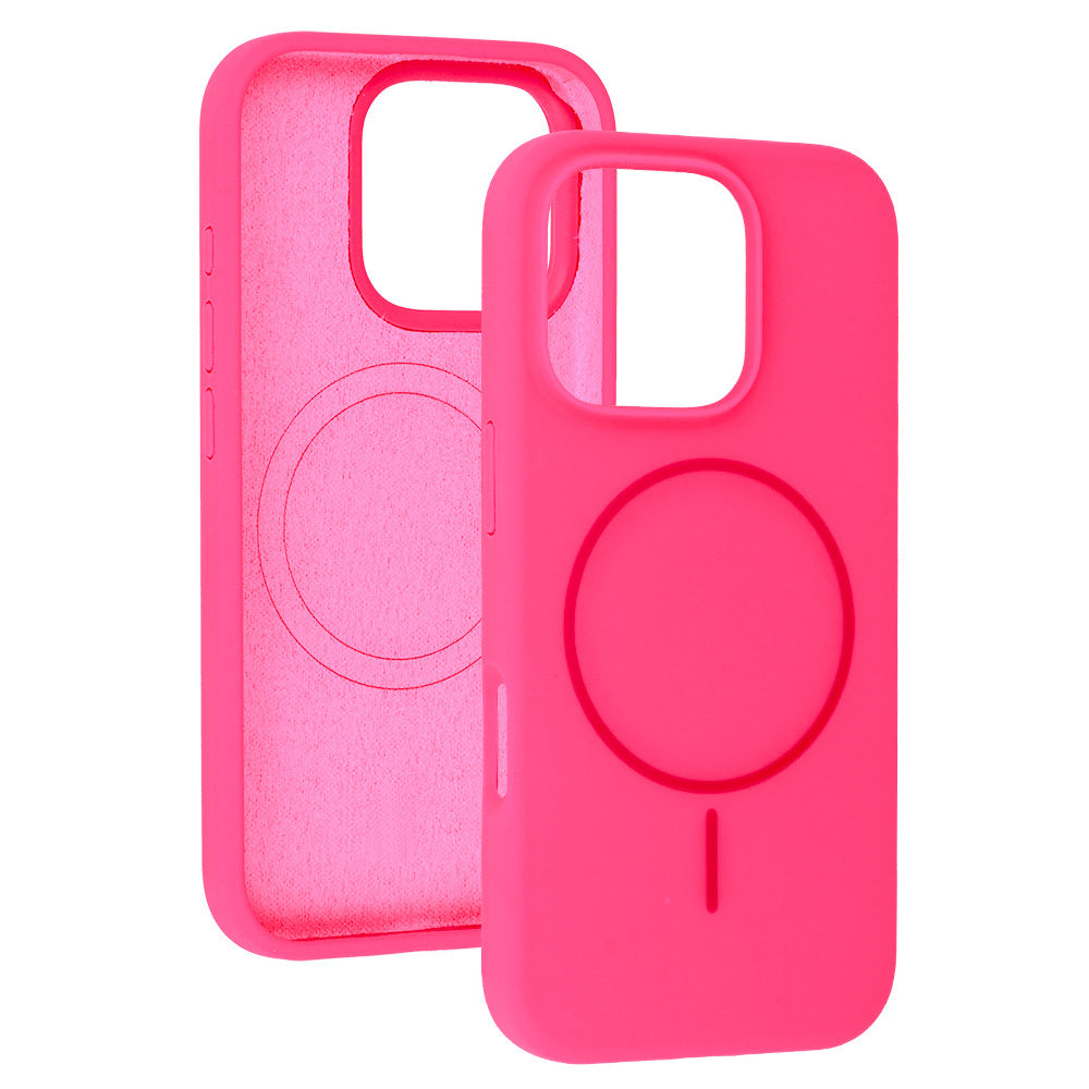 Калъф силикон –  MagSafe Slim Silicone – iPhone 15 – Розов