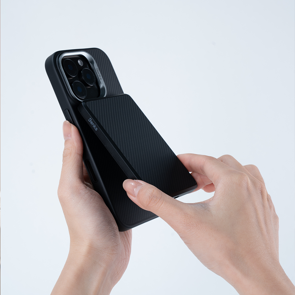 Калъф Benks Кевлар - iPhone 16 Pro - Черен