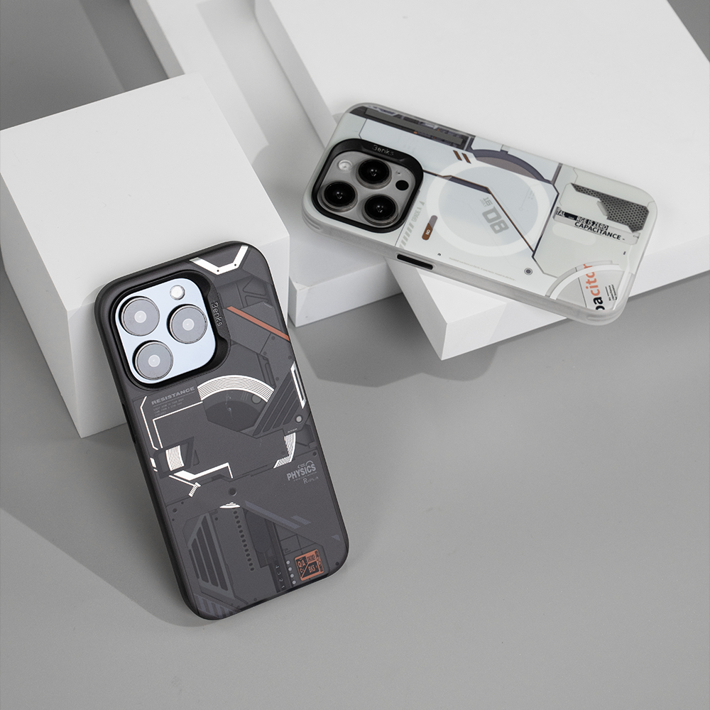 Benks – Magnetic Mecha Series – iPhone 15 Pro Max – Черен