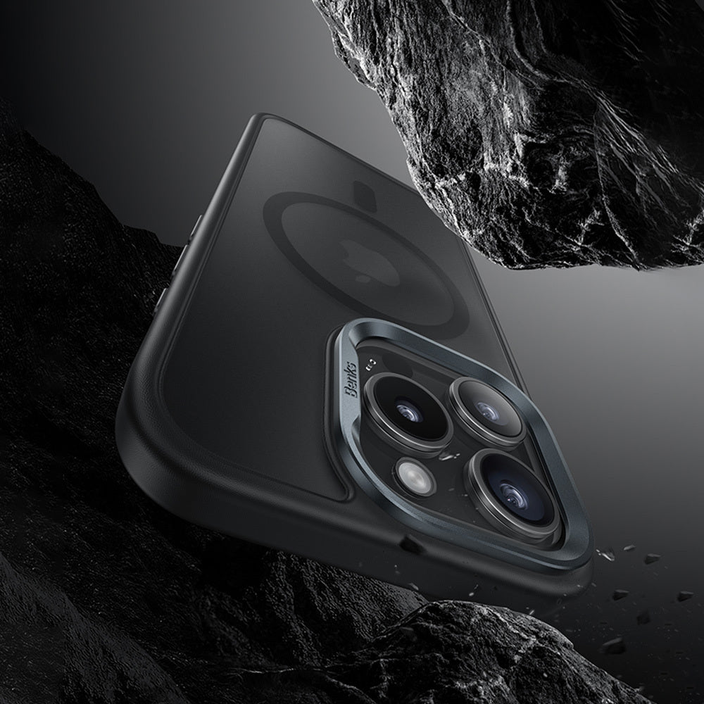 Benks – Magnetic Mist Metal Frame – iPhone 16 – Черен