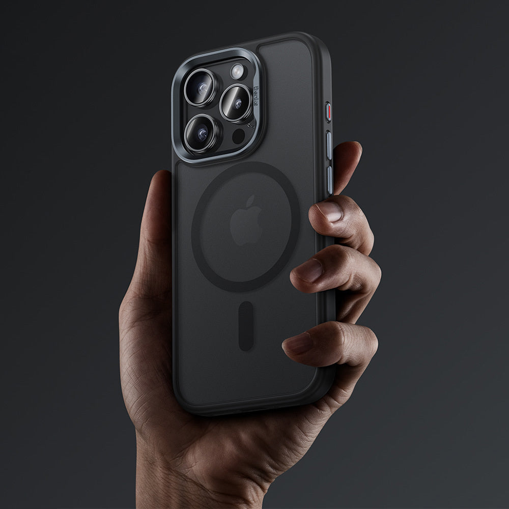 Benks – Magnetic Mist Metal Frame – iPhone 16 – Черен