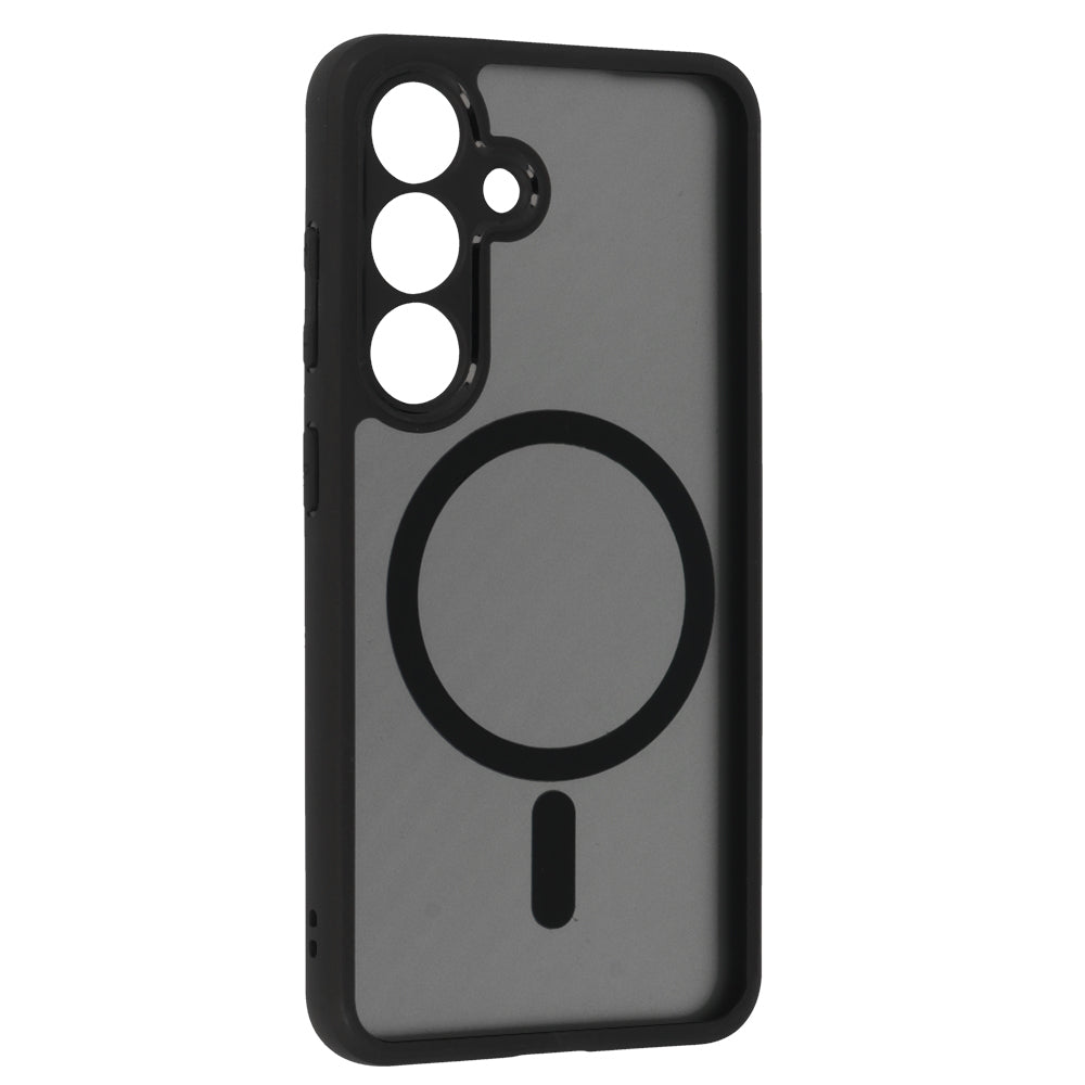 Калъф силикон – Full Matte Mag Cover – Samsung Galaxy S25 – Черен