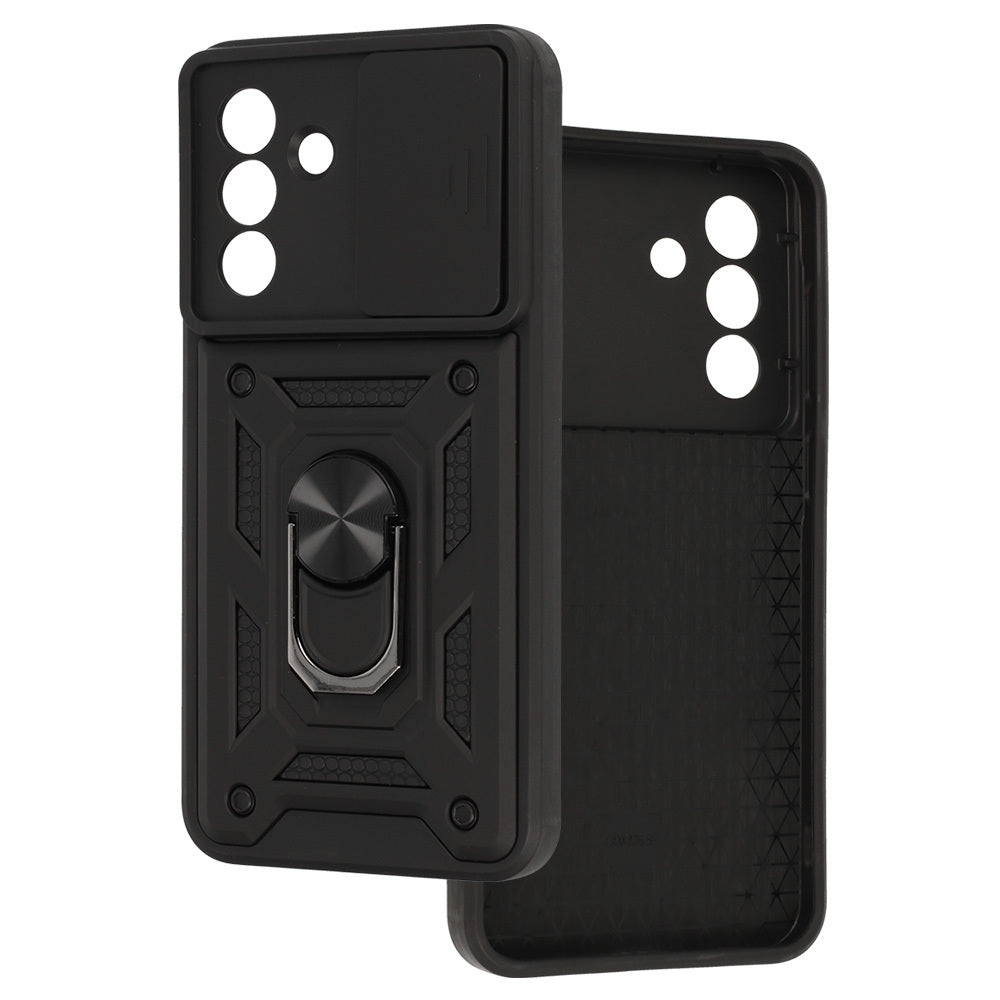 Калъф силикон – Slide Camera Armor – Samsung Galaxy A36 5G – Черен