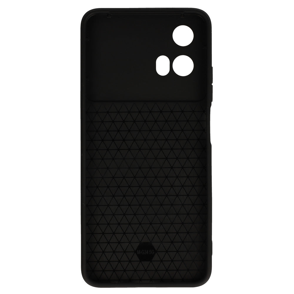 Калъф силикон – Slide Camera Armor Motorola Moto G35 5G – Черен