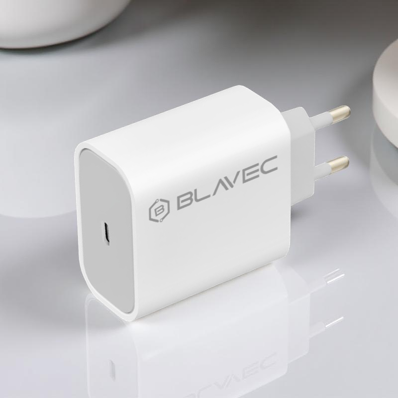 Blavec – Заряден адаптер – BC1 Typе-C PD 20W (TCBC1 CW20) – Бяло