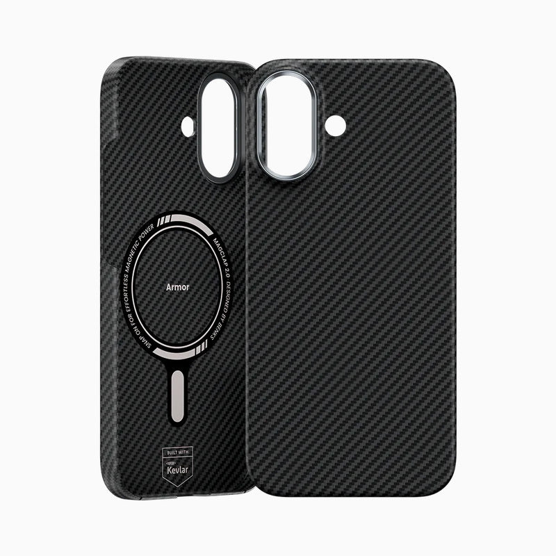 Benks – Magnetic Armor Air Kevlar Metal Frame 600D (0067) – iPhone 17 – Черен